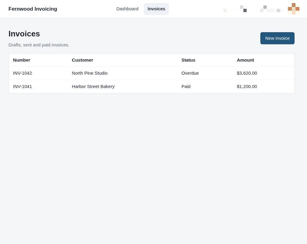 View all invoices